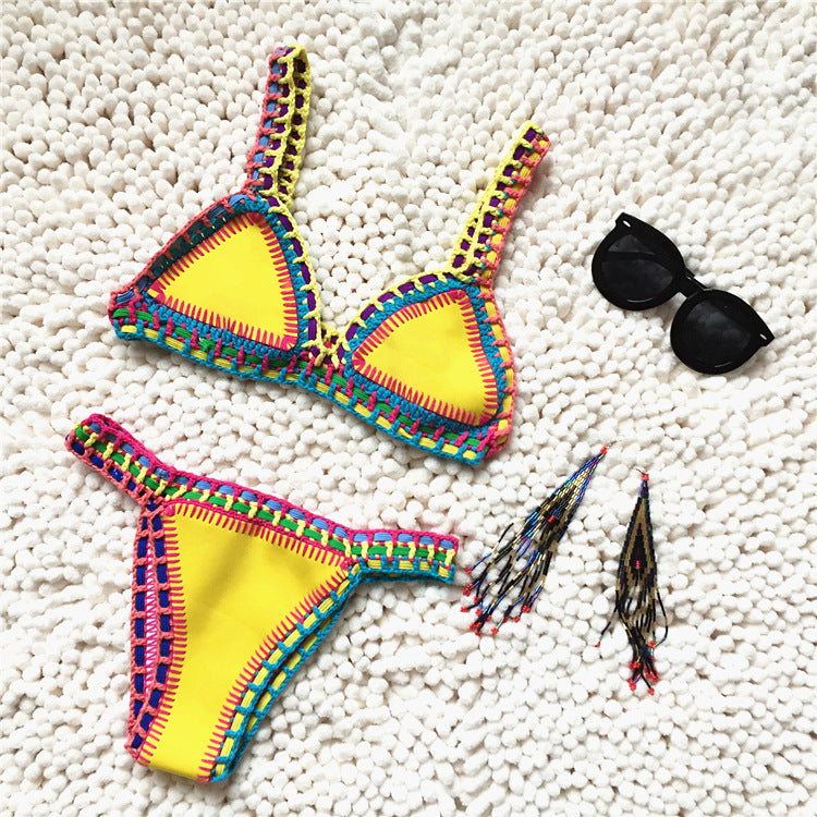 Handmade Crochet Miniature Bikini Swimsuit Thong