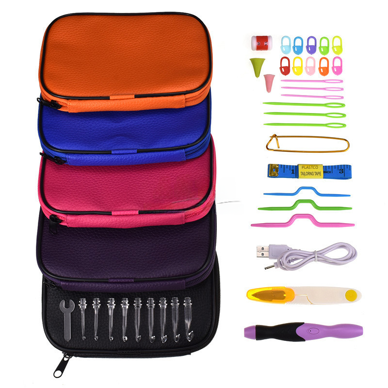 LED Crochet Hook with Interchangeable Heads - Wholesale