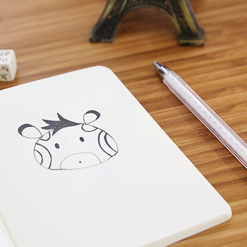 Creative Retro A6 Cowhide Sketchbook and Diary