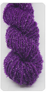 Acrylic Yarn with Metallic Thread for Knitting and Crochet