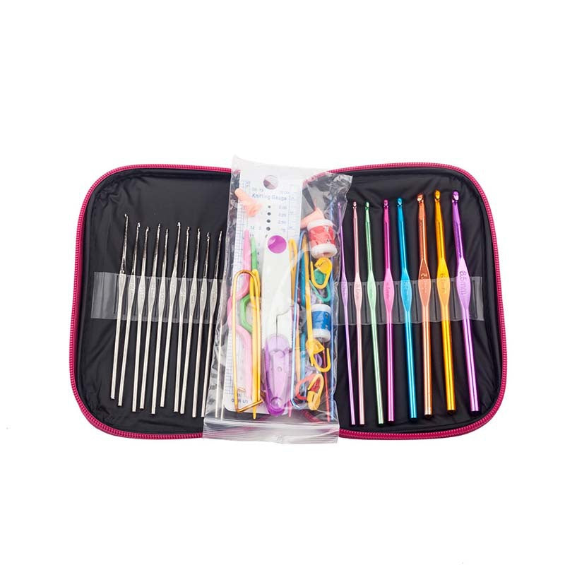 Home Crochet Set with Yarn Tools and Accessories