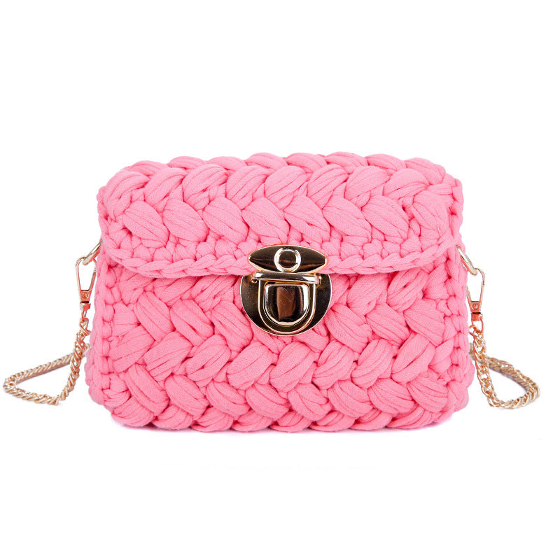 Handmade Crochet Crossbody Bag for Small Fragrances