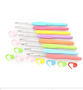 8-Piece Crochet Hook Set with Colorful Soft Handles