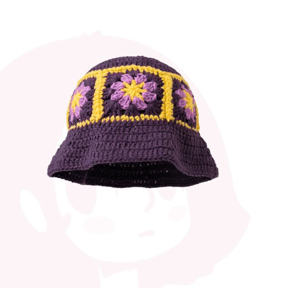 Cute Knit Crochet Hollow Basin Hat for Women and Men
