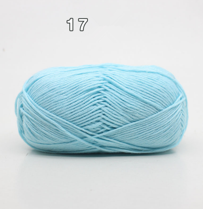 8-Ply Cotton Yarn for Baby Knitting and Crochet