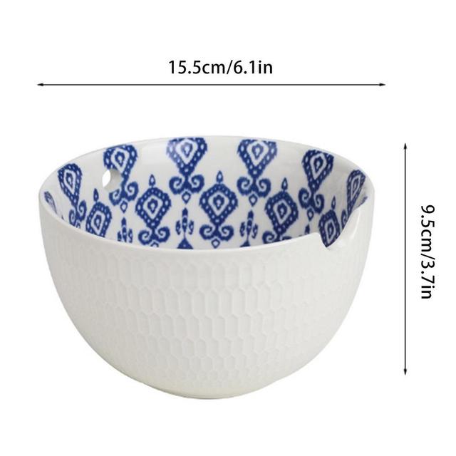 Ceramic Yarn Bowl for Knitting and Crocheting Storage