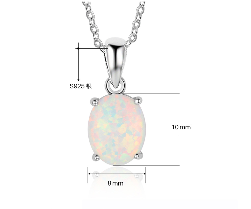 Opal Crystal Necklace