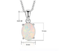 Opal Crystal Necklace