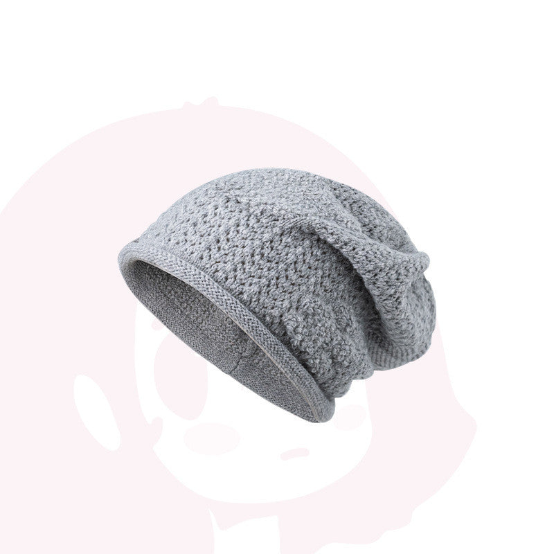 Loose Soft Crochet Wool Hat for Women