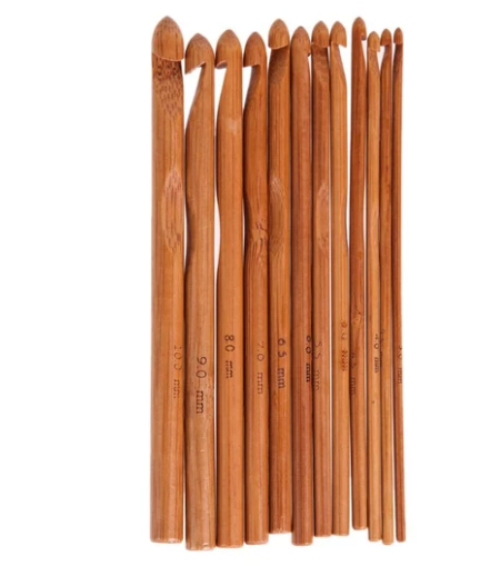 Bamboo Crochet Hooks and Knitting Tools