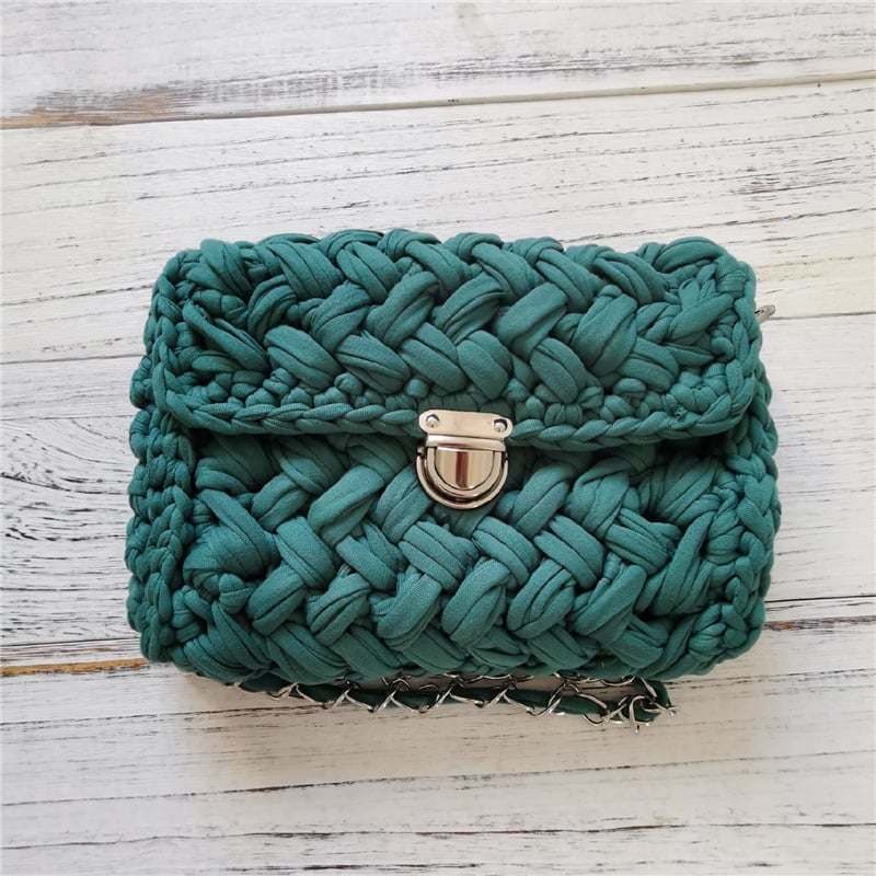 Handmade Crochet Crossbody Bag for Small Fragrances