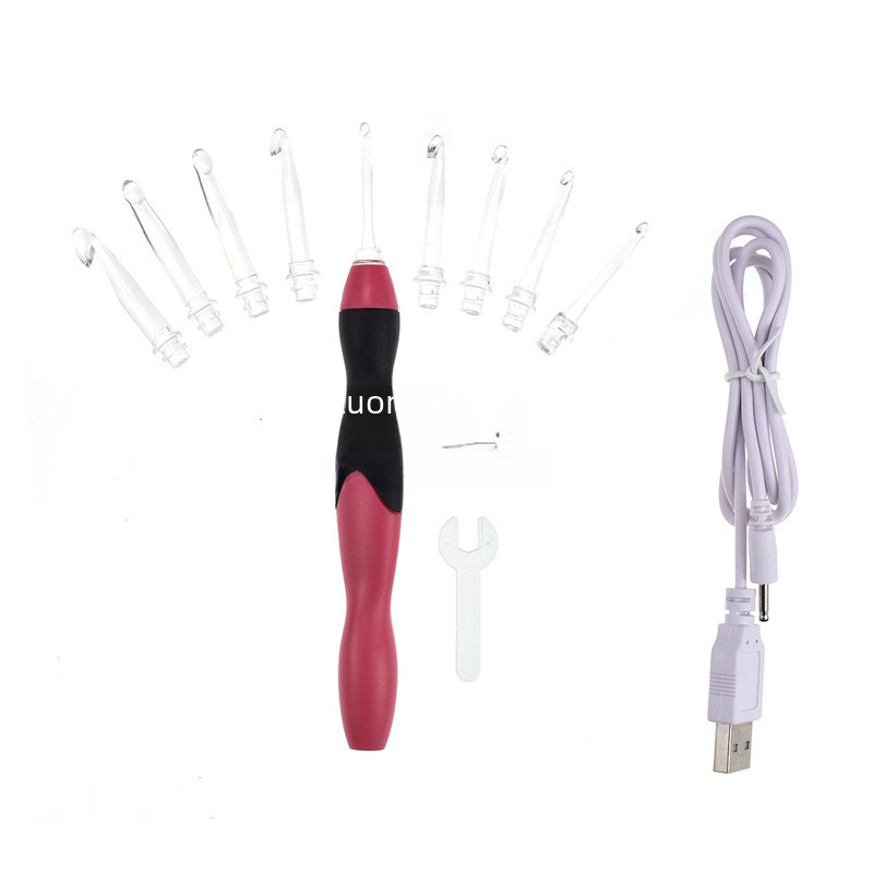 LED Crochet Hook with Interchangeable Heads - Wholesale