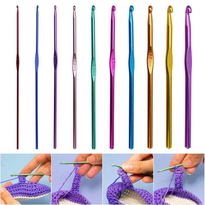 Home Crochet Set with Yarn Tools and Accessories