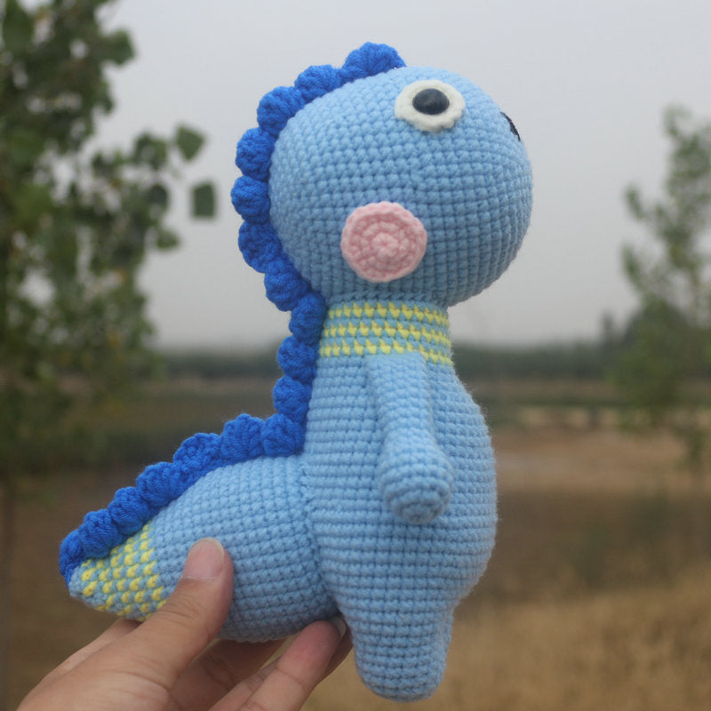 DIY Crochet Kit for Baby Dinosaur Plush Toy