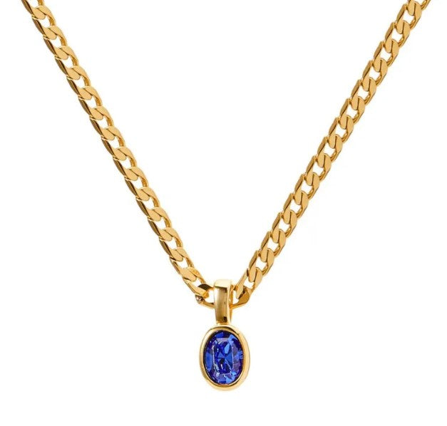 Crystal Stone Pendant Necklace