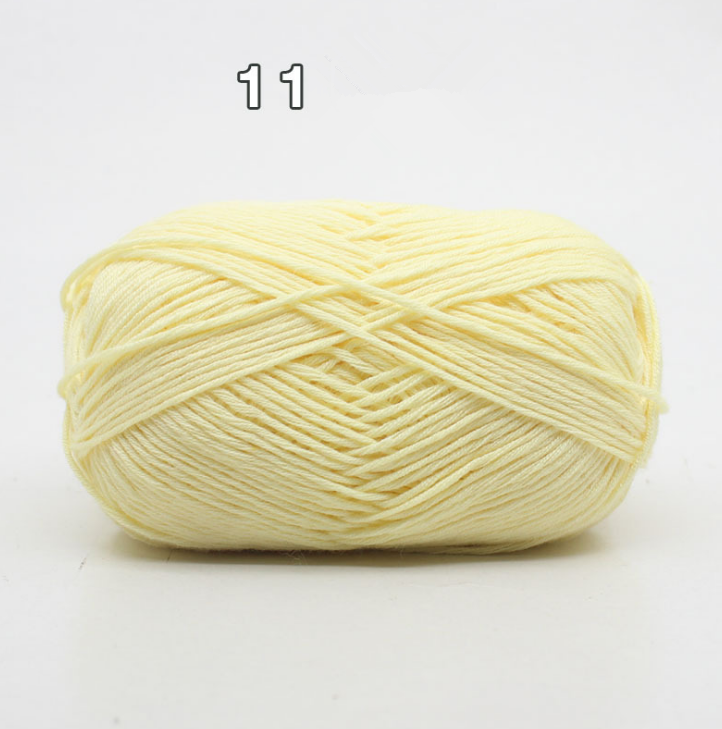 8-Ply Cotton Yarn for Baby Knitting and Crochet