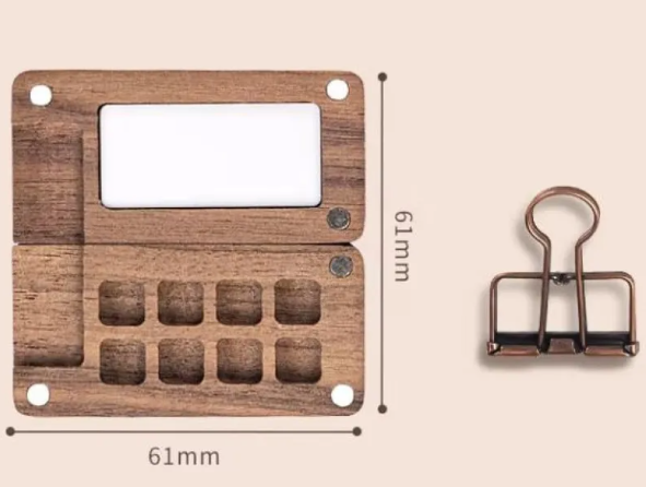 Mini Walnut Watercolor Set with Sketch Journal