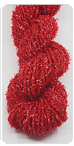 Acrylic Yarn with Metallic Thread for Knitting and Crochet