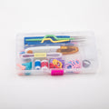 Crochet Set with Yarn and Tools for Crafting