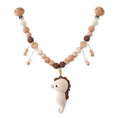 Crochet Sea Horse Stroller Chain with Rainbow Teether (Set)