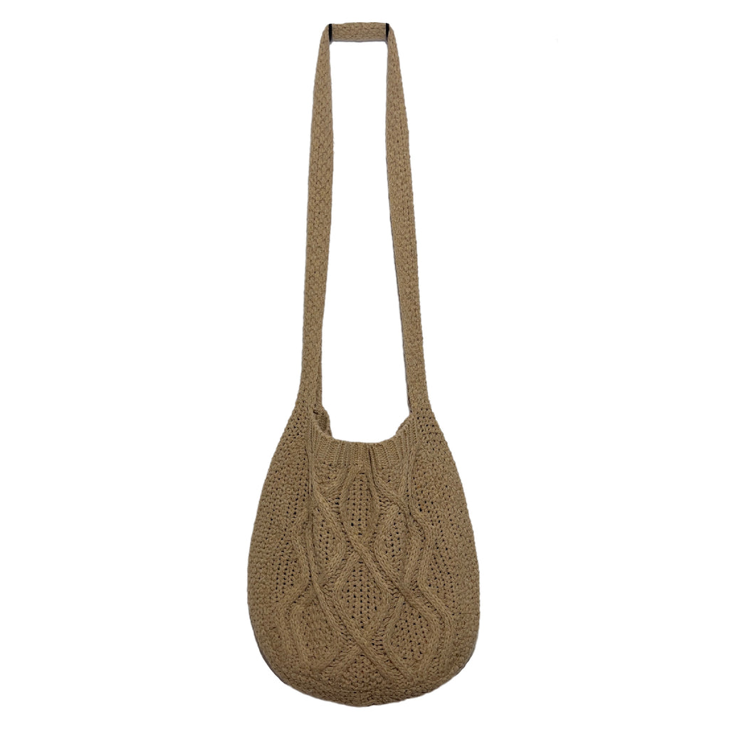 Women's Crochet Shoulder Bag - Large Capacity Handbag