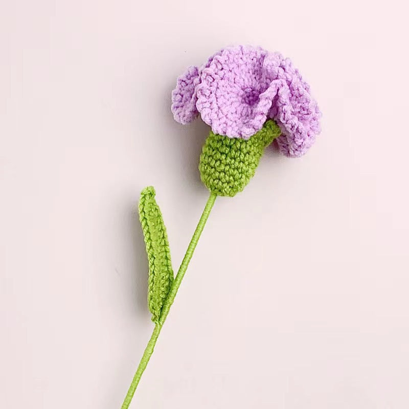 Handmade Crochet Carnation and Rose Bouquet for Loved Ones