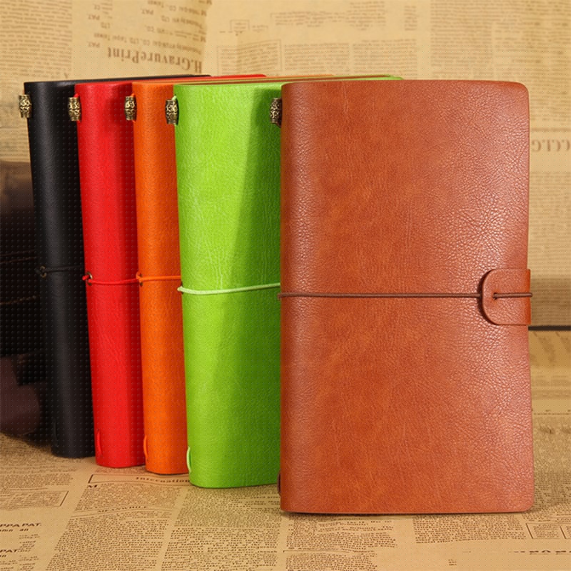 Vintage Travel Journal with Custom Logo (Notebook)