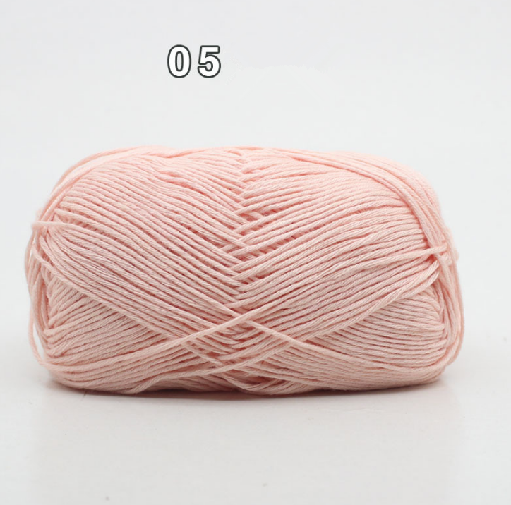 8-Ply Cotton Yarn for Baby Knitting and Crochet