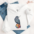 Crochet Crow Hoodie