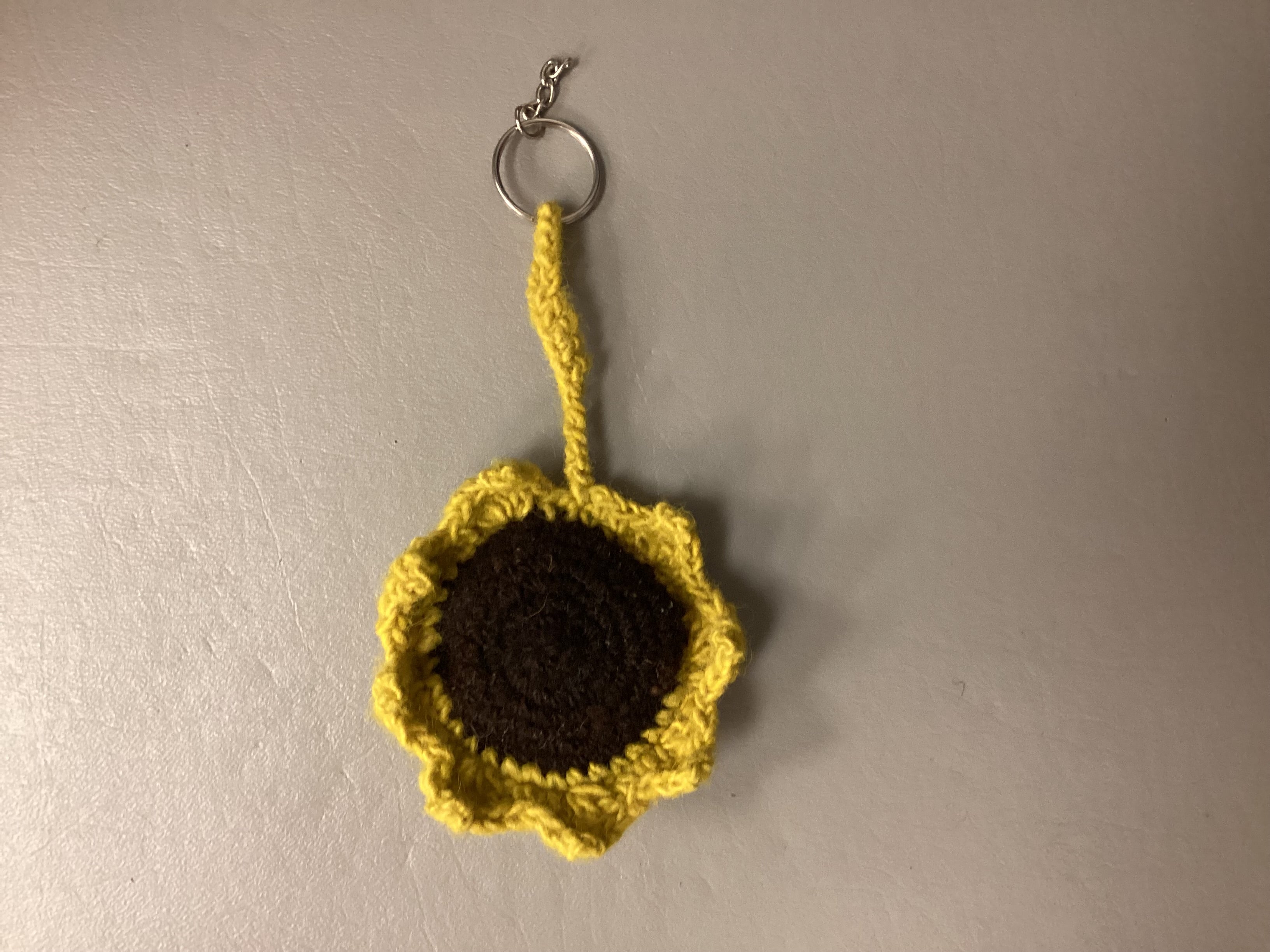 Crochet Sunflower Hanging