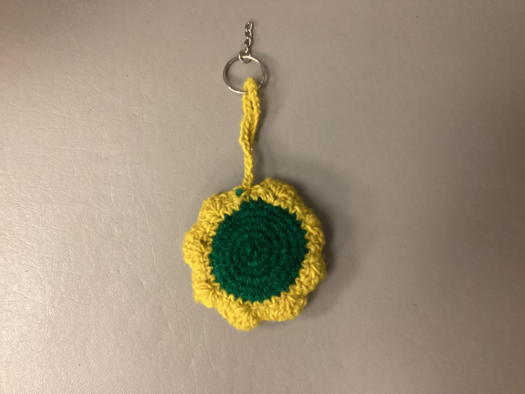 Crochet Sunflower Hanging
