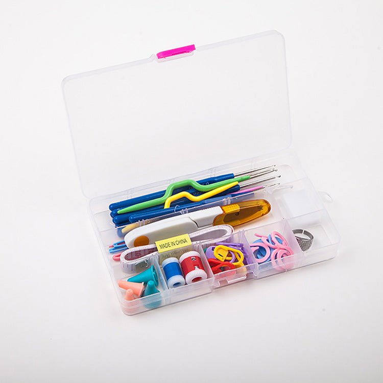 Crochet Set with Yarn and Tools for Crafting