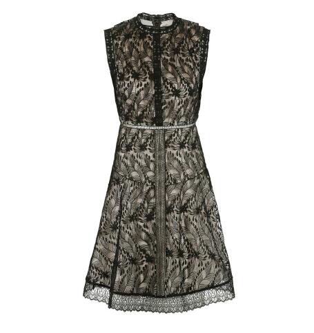 Lace Hollow Crochet Slim Fit Dress