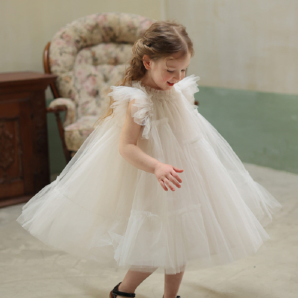Handmade Yarn Princess Dress for Girls