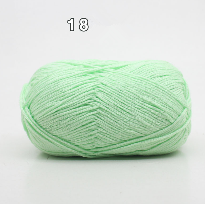 8-Ply Cotton Yarn for Baby Knitting and Crochet