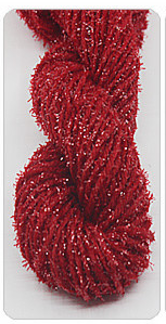 Acrylic Yarn with Metallic Thread for Knitting and Crochet