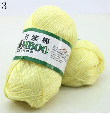 Bamboo Cotton Yarn for Baby Crochet Projects