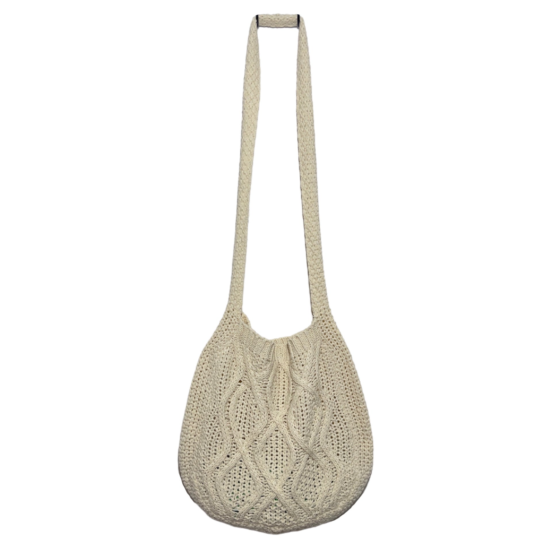 Women's Crochet Shoulder Bag - Large Capacity Handbag