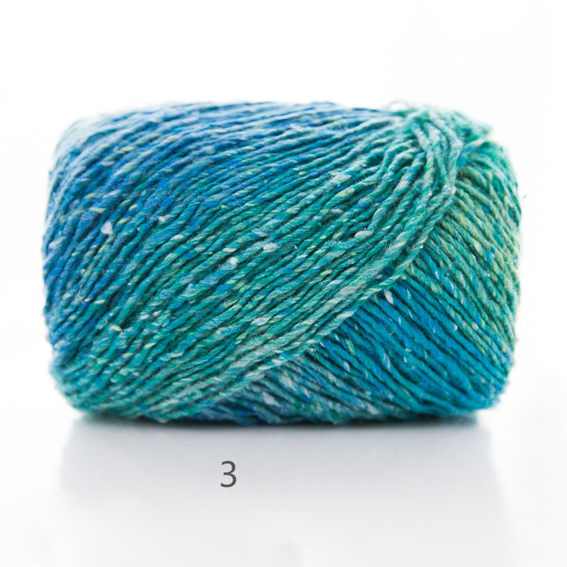 Artist Dyed Colorful Yarn for Crochet Scarf & Hat