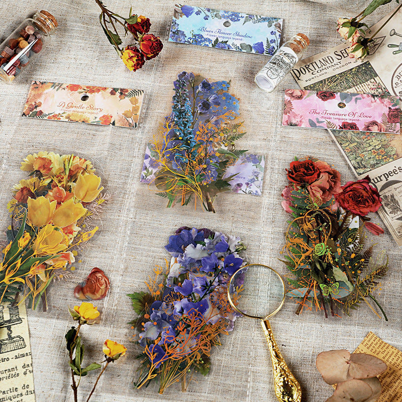 8 Sheets Nature Plant Clip Art for Diaries & Notebooks