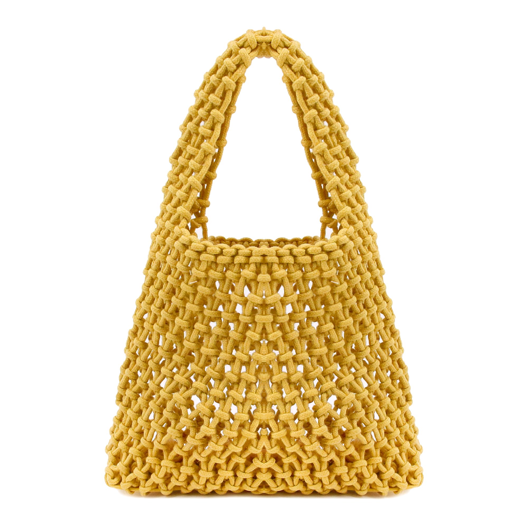 Naimo Straw Hobo Bag Handwoven Shoulder Bag Rattan Handbag Crochet Tote Weaving Summer Beach Bag