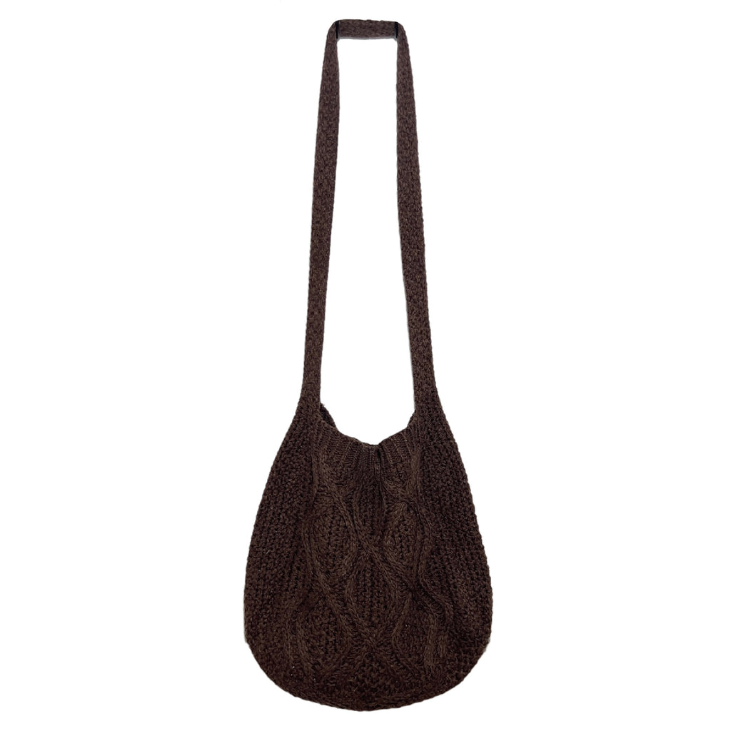 Women's Crochet Shoulder Bag - Large Capacity Handbag