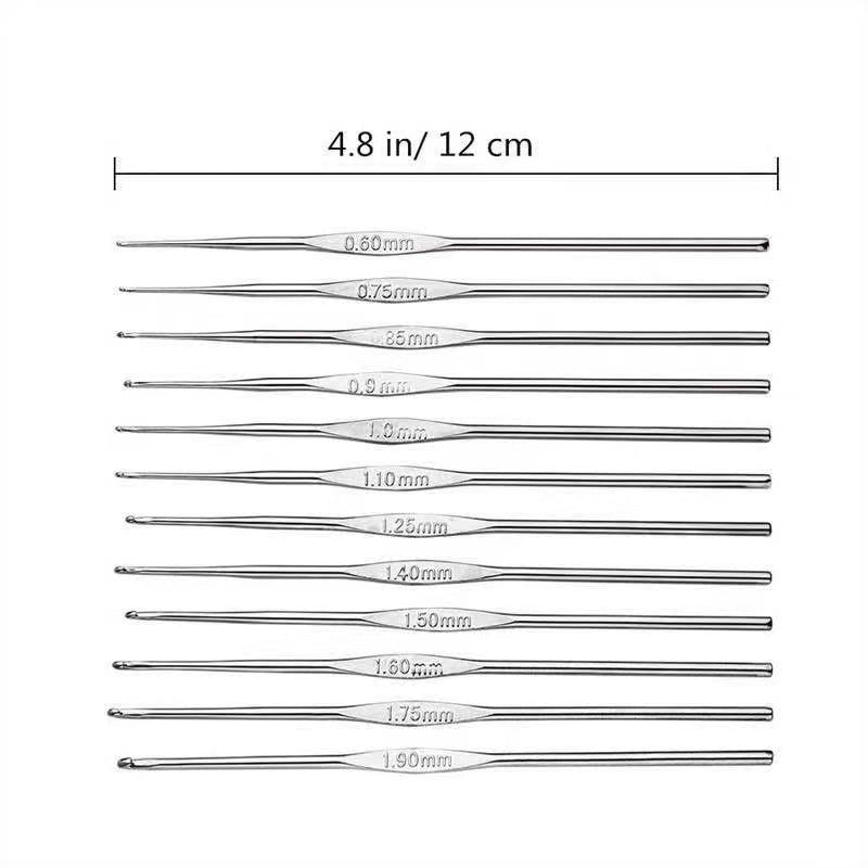 2023 Bestselling Metal Crochet Hook Set for Knitting