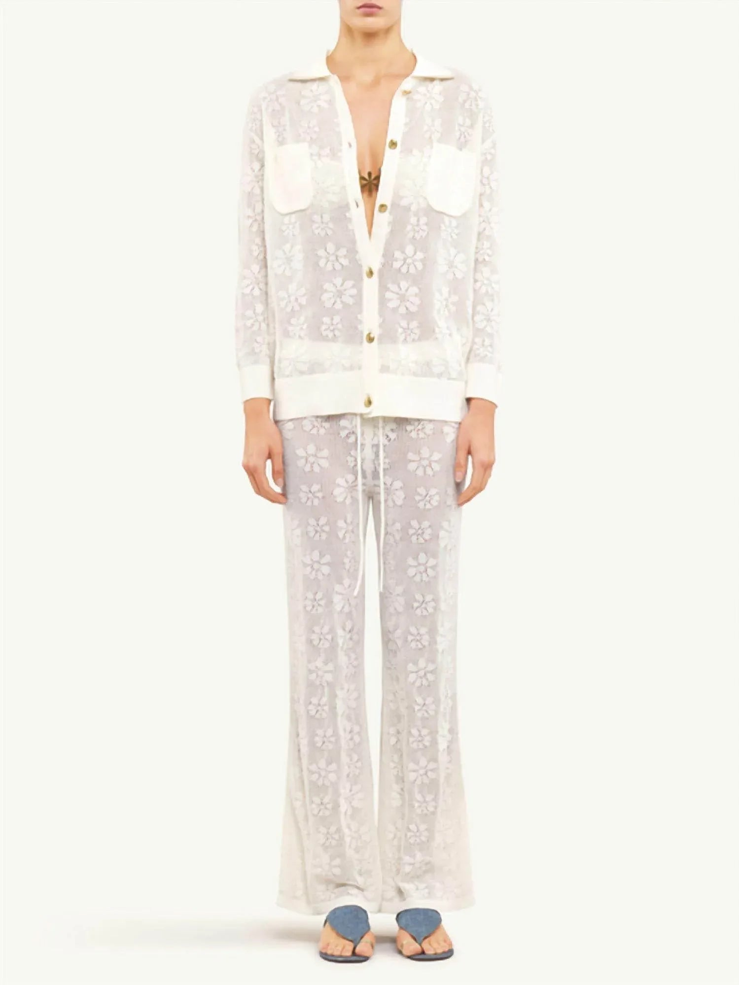 Delilah Crochet Pant