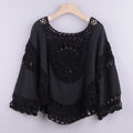 Hand Crochet Halter Beach Blouse Top for Southeast Asia