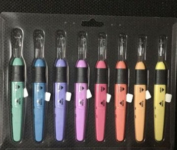 LED Crochet Hooks Set with 8 Tools in Blister Pack