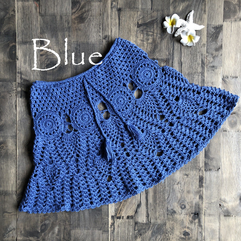 Handmade Crochet Bikini Skirt and Yoga Top