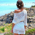 European Style Hollow Out Crochet Beach Dress
