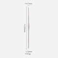 Metal Crochet Hooks Set for Lace Weaving (Size 0.5-1.9mm)