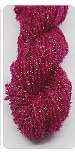 Acrylic Yarn with Metallic Thread for Knitting and Crochet